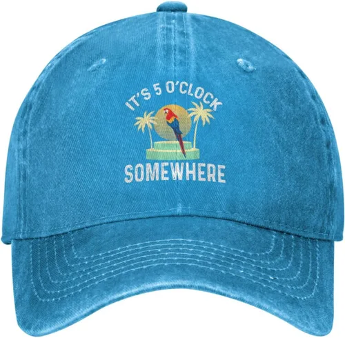 Miniatura 43 de Philysonic 5 Oclock Somewhere Hat It is 5 Oclock Somewhere Hat Gorra de béisbol para mujer, gorra de moda
