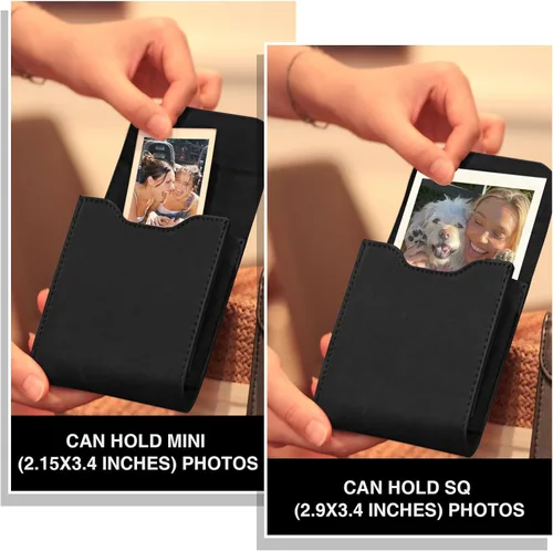 Miniatura 5 de Álbum de fotos cuadrado para cámara instantánea Fujifilm Instax Square SQ1 SQ40 SQ20 SQ10 SQ6 SP-3 película instantánea de 2.9 x 3.4 pulgadas, bolsa