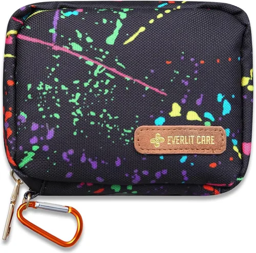 Miniatura 10 de EVERLIT Mini Paquete de Rescate 105 Artículos Esenciales Médicos Organizados en Bolsa de Almacenamiento Portátil Kit de Primeros Auxilios