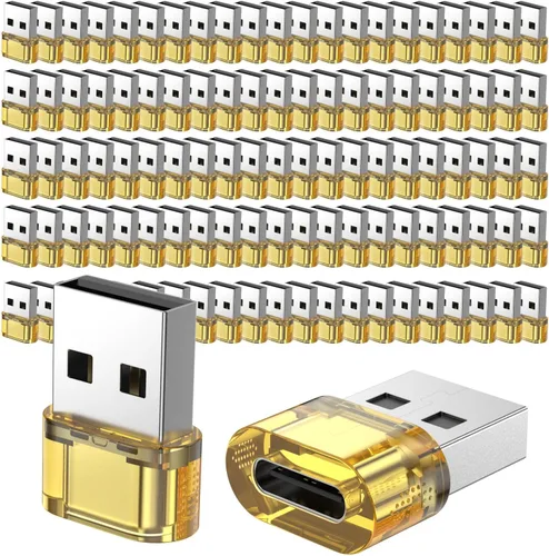 Miniatura 7 de Adaptador USB-A a USB-C paquete de 5 unidades, convertidor cargador USBC hembra a A macho, convertidor USB a USBC para iPhone 15 Plus Pro Max/Apple