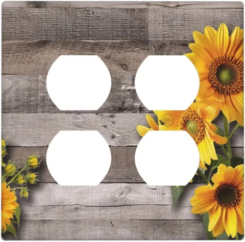 Miniatura 26 de Hojas de eucalipto, vegetación, flores de vid, sencillez, cubiertas decorativas de salida de 1 pandilla, placa de pared para interruptor de luz
