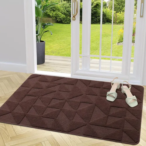Miniatura 34 de OLANLY Tapetes para Puerta para Interiores, Antideslizantes, Absorbentes, Resistentes a la Suciedad, Tapete de Entrada Lavable, Tapete de Entrada