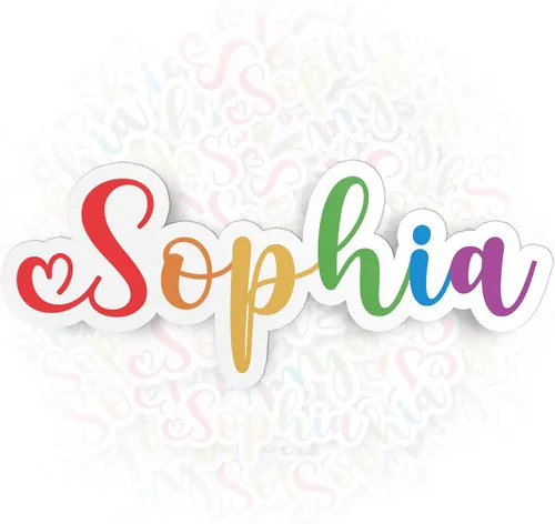 Miniatura 10 de Adhesivo retro con nombre personalizado, calcomanías personalizadas con nombre, hippie vintage, lindo troquelado impermeable para laptop, botella
