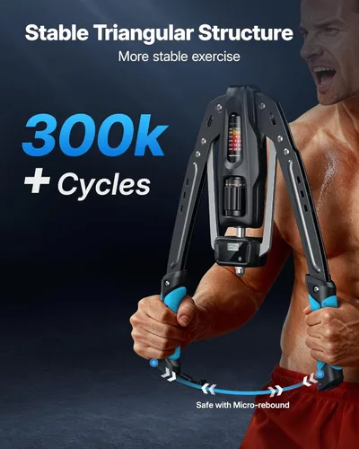 Miniatura 4 de Merach Ejercitador de brazo Twister, Potencia hidráulica de 22-440 libras, Expansor de pecho ajustable para el hogar, Equipo de entrenamiento