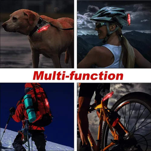 Miniatura 6 de Paquete de 2 luces de bicicleta delanteras y traseras, luces de bicicleta recargables USB-C delanteras y traseras para conducción nocturna, juego