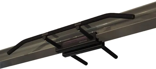 Firstlaw Fitness - Límite de peso de 600 libras - Barra de dominadas I-Beam - Barra larga con extremos doblados cinta de agarre fabricada en los