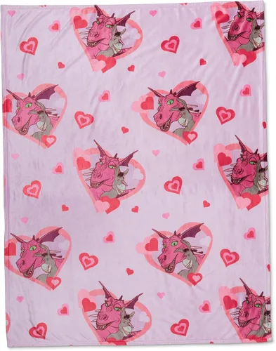 Miniatura 34 de Care Bears Love-A-Lot & Share Bear - Manta para niños, tacto de seda súper suave, 40 x 50 pulgadas, (producto oficial) por Franco