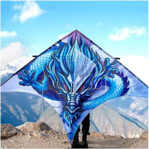 Kites - Cometa gigante de playa para adultos, muy fácil de volar, adecuada para niños y adultos, para la playa/fiesta de kite/campo/parque (tamaño