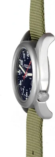 Miniatura 4 de BERTUCCI A-2T Reloj Hombre - Titanio - Correa de Nylon Oliva - Esfera Negra - 12122, Negro -, Deportes