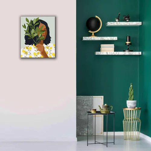 Miniatura 6 de Epic Graffiti 'Botany Portrait I' de Victoria Barnes, arte de pared en lienzo Giclée, 20 x 24 pulgadas