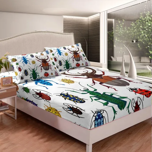Miniatura 25 de Feelyou Juego de Ropa de Cama Gaming para Niños, Juego de Sábanas de Cama Tamaño Full, Microfibra Suave, Consola Gamer de Videojuegos, Sábana Multi