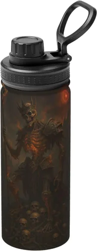 Miniatura 18 de Scarlet Eye Printed Insulated Water Bottle, 18oz Stainless Steel Funny Travel Mug, Leakproof Hot & Cold for Sports, Gym, Hiking