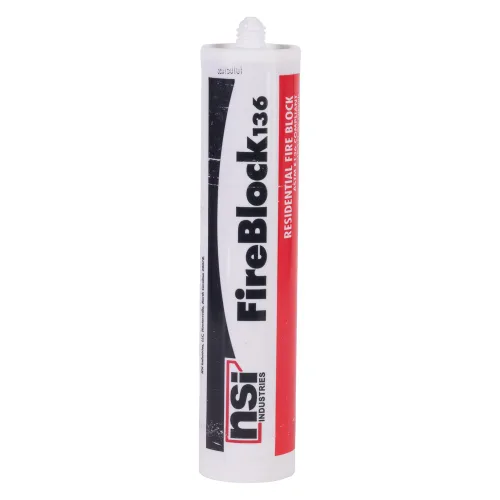 NSI FS-136 Fireblock136 Bloque de fuego no combustible, con clasificación residencial, tubo de calafateo de 10.3 onzas, para aplicaciones