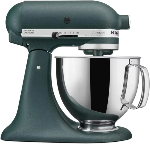 Miniatura 27 de KitchenAid Artisan Series KSM150PS, mezclador de pie con cabezal inclinable de 5 cuartos de galón con escudo de vertido KSM150PS, pistacho