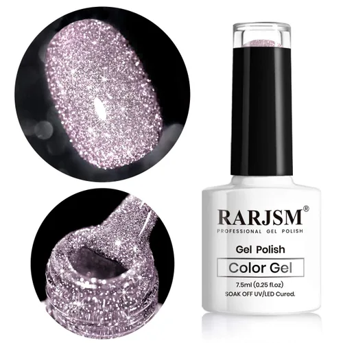 Miniatura 22 de RARJSM - Esmalte de uñas de gel con purpurina, de color verde oliva, brillante y brillante, para manicura DIY y salón de uñas, requiere secado