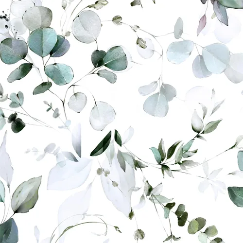 Miniatura 9 de Laatse Green Leaf - Papel tapiz adhesivo de hojas florales de 17.5 x 393 pulgadas, papel tapiz autoadhesivo vintage, impermeable, revestimiento