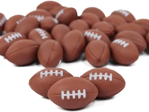GIFTEXPRESS Paquete de 30 mini pelotas de fútbol de espuma, mini pelota de estrés, pelota deportiva de espuma para fiestas de juegos grandes,