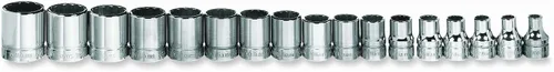 Miniatura 3 de Williams B-1232 3/8 Drive Zócalo poco profundo, 12 puntos