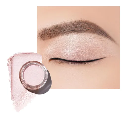 Oulac - Sombra de ojos en barra ligera de perla cremosa también para iluminador, sombra de ojos brillante impermeable y de larga duración con