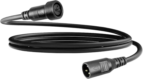 Cable de cable de luces de escenario al aire libre, cable DMX aterproof de 3.3 ft/3.2 pies con XLR macho para luz Par LED impermeable usada por