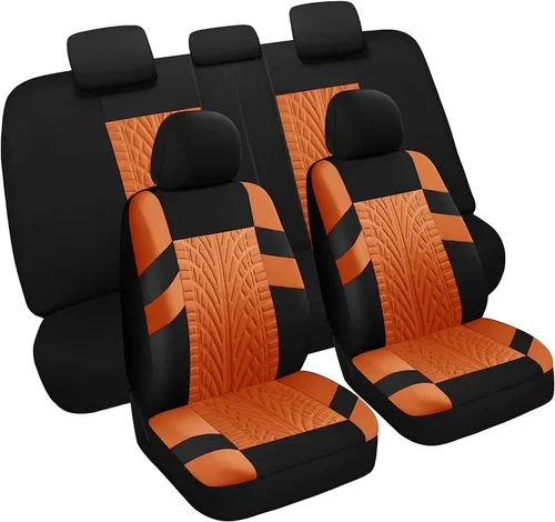 Miniatura 9 de VarCozy Fundas para Asientos de Coche Par Delantero, Fundas Universales de Tela para Asientos Delanteros de Coche, Fundas de Asiento Transpirables
