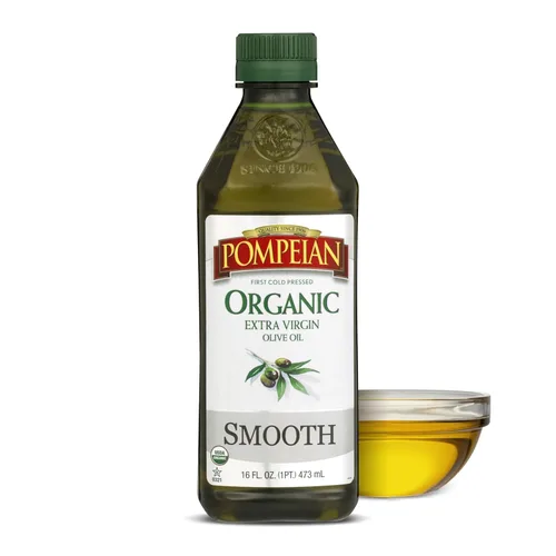 Miniatura 8 de Pompeian USDA - Aceite de oliva virgen extra orgánico robusto, primero prensado en frío, sabor de cuerpo completo, perfecto para aderezos