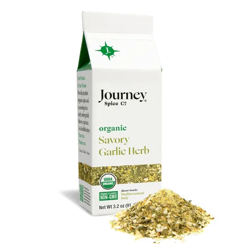 Miniatura 9 de Journey Spice Co. - Condimento orgánico toscano Sin sal, sin azúcar, sin OMG, sin MSG, sin gluten Mezcla de hierbas italianas mediterráneas