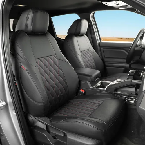 Miniatura 11 de coverdream Fundas de asiento de cuero impermeables 4Runner de ajuste personalizado para Toyota 4Runner 2010-2024 (5 plazas), cobertura completa