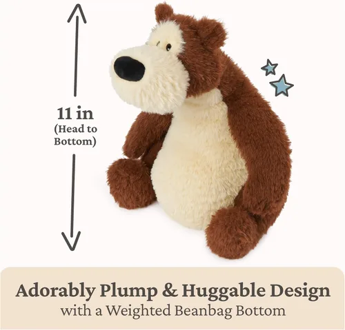 Miniatura 4 de GUND Growler - Oso de peluche clásico de oso marrón, 11 pulgadas