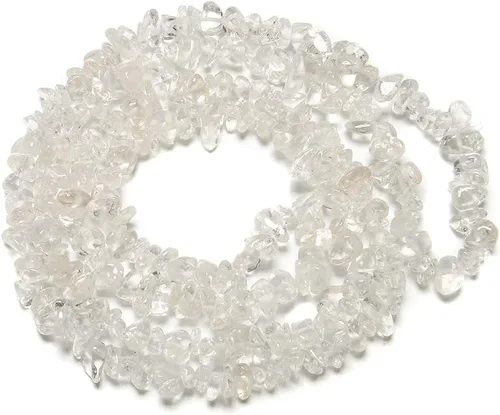 Miniatura 20 de Juego de pulseras de piedras preciosas de aventurina azul natural de 0.197-0.315 in, diseño de grava curativa, cuentas de piedra irregular, diseño