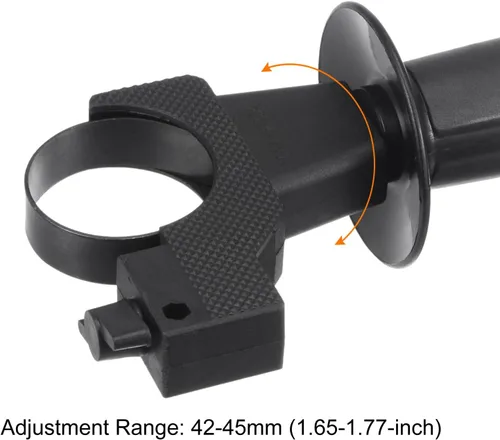 Miniatura 3 de uxcell Mango de martillo eléctrico de plástico mango lateral auxiliar para GBH-20/22/24 herramienta eléctrica 2 unids