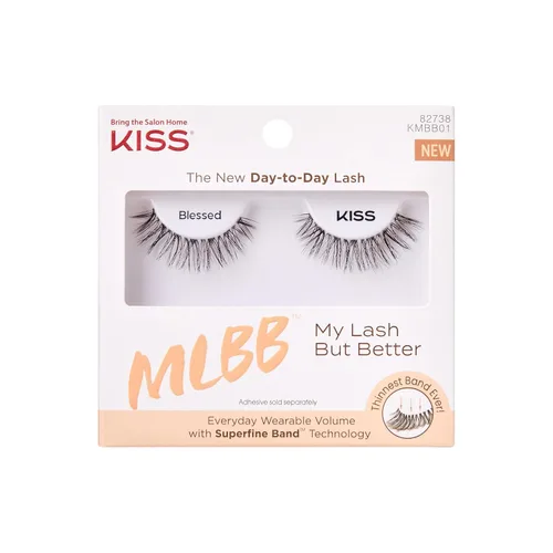 Miniatura 11 de KISS My Lash But Better, Pestañas Postizas, 'Tan Real', 12mm, Incluye 1 Par De Pestañas, Fácil De Aplicar, Racimos De Pestañas Reutilizables