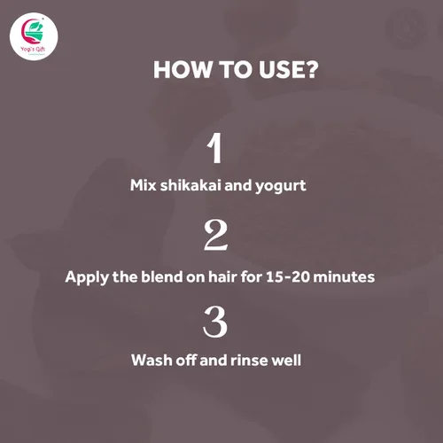 Miniatura 3 de YOGI'S GIFT Shikakai Powder 10 oz – Polvo de lavado de cabello 100% natural que ayuda en el crecimiento del cabello, nutrición, control de caídas