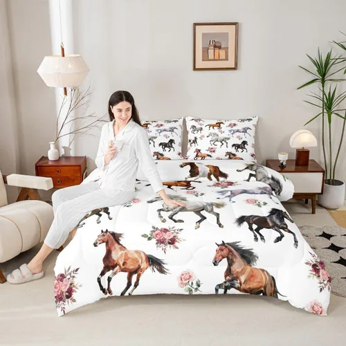 Miniatura 28 de Homewish Juego de edredón de juegos deportivos de pelota, tamaño twin, juego de ropa de cama de béisbol y baloncesto, 2 piezas para niños