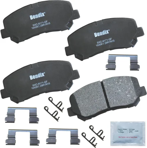 Miniatura 81 de Pastillas de freno delanteras cerámicas Bendix Priority1 CFC2302 para Hyundai Elantra 2021, Sonata 2022-2020, Kia K5 2023-2021