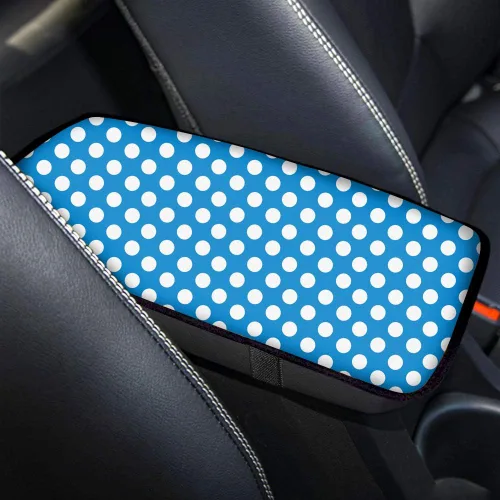 Miniatura 8 de Accesorios interiores de lunares Funda protectora universal para reposabrazos de consola central Protector de vehículo suave y cómodo