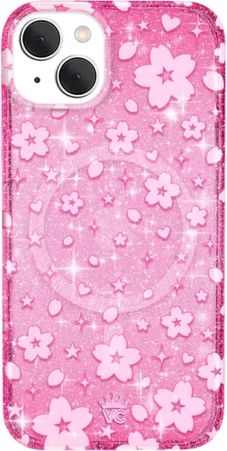 Miniatura 10 de VELVET CAVIAR Funda para iPhone 15 Pro, compatible con MagSafe, probada en caídas de 10 pies, con purpurina Galaxy Purpurina (Galaxy glitter)