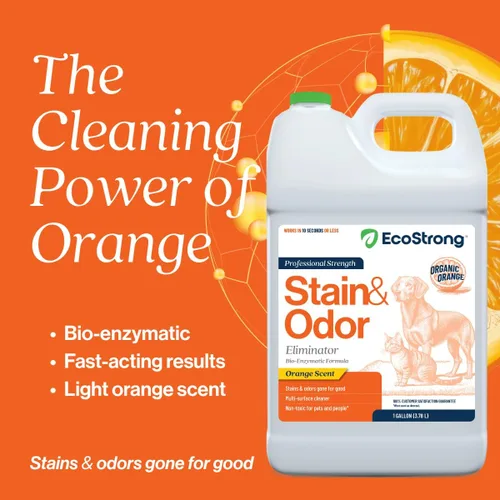 Miniatura 3 de Eliminador de olores de naranja Desodorizante de olores para mascotas para olores fuertes Limpiador de manchas enzimáticas para gatos, perros