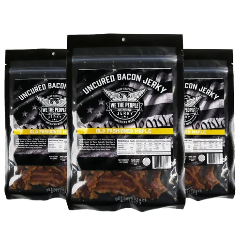 Miniatura 8 de We The People Fundas - Humo de madera de manzano - Cecina de tocino - Bolsa de 2 oz
