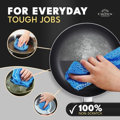 Miniatura 3 de Paño de cocina sin olor para lavado de platos de múltiples usos - sin olor - mayor vida útil, Paquete de 1