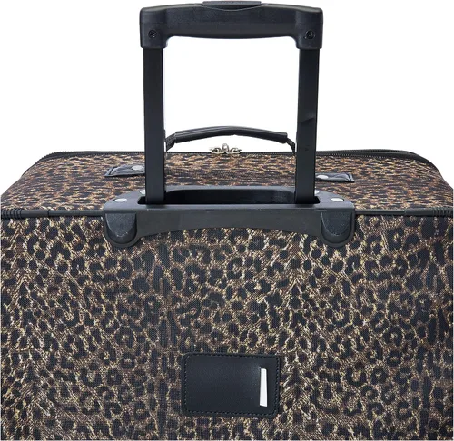 Miniatura 6 de Rockland Jungle Softside Juego de maletas verticales, Leopard), F125-LEOPARD