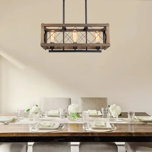 Miniatura 4 de Candelabro para comedor de casa de campo.