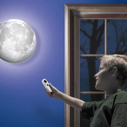 Miniatura 5 de Uncle Milton Moon in My Room - 12 fases lunares iluminadas, control remoto o automático, juguete STEM, gran regalo para niños y niñas a partir de 6