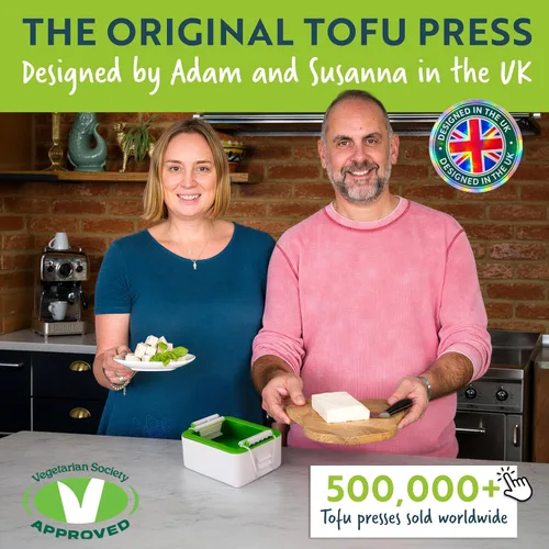 Miniatura 8 de Tofuture Prensa de tofu de Tofuture - La prensa original y mejor para tofu. Elimina fácil y rápidamente el agua del tofu para mejorar el sabor y dar