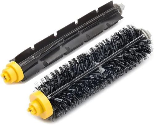 Miniatura 2 de 3 juegos de cerdas de repuesto y cepillo batidor flexible compatible con iRobot Roomba 600 y 700 Series 614 618 630 635 640 645 650 652 655 660 665