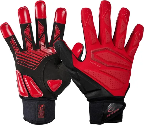 Miniatura 2 de Cutters Force Padded Football Gloves for Lineman. Extra Grip. Adults