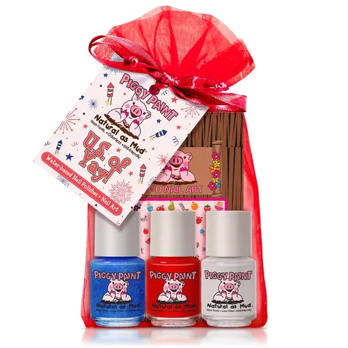 Miniatura 11 de Piggy Paint 4 Esmaltes Neón Set de Caja (¡Bonificación: ¡Resplandor Blacklight!)