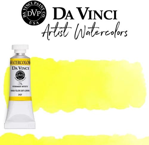 Miniatura 218 de DA VINCI PAINTS Pintura Acuarela Profesional para Artistas, Alizarin Crimson (Quinacridone), 37ml Índigo