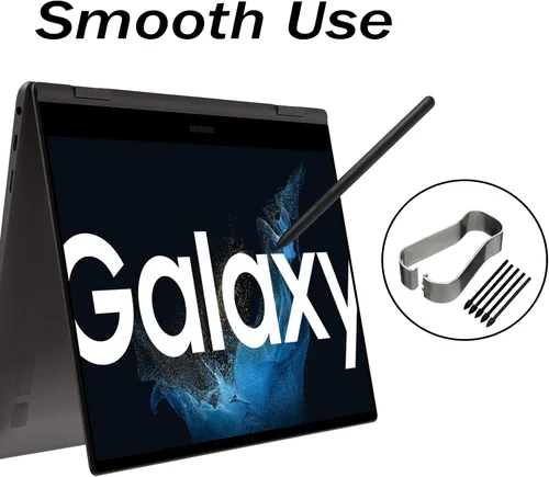 Miniatura 4 de 5 puntas de bolígrafo Book Pro 3 S para Samsung Galaxy Book Pro 360 2 S, repuesto de puntas de bolígrafo Galaxy Book Pro 360 S + 1 pinza (negro)