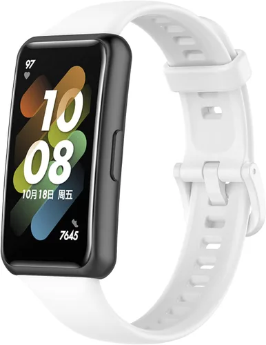 Miniatura 14 de Senter Banda de repuesto de goma suave de liberación rápida para Huawei Band 7 Smart Watch Púrpura